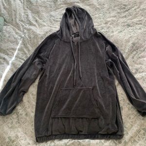 Velour Hoodie Dress